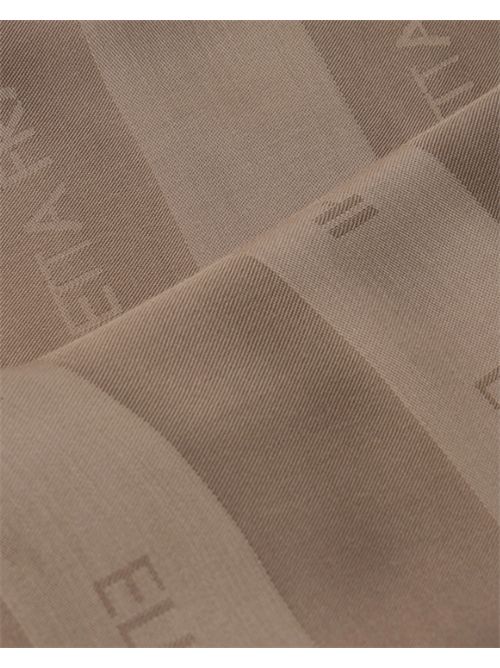 JACQUARD STRIPED SCARF ELISABETTA FRANCHI | SC14F61E2229 argilla